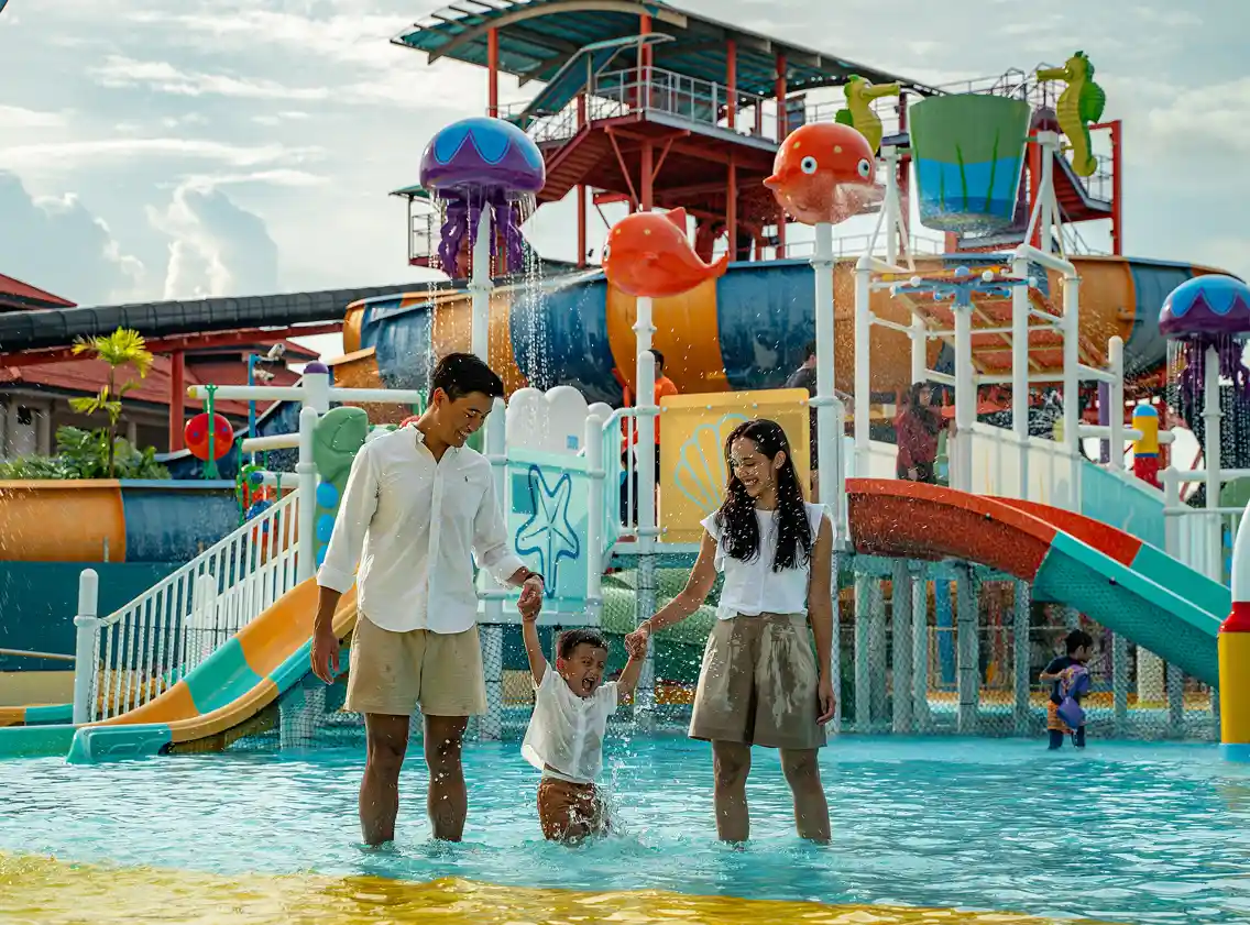NTUC Club Quadrennial Report - Sea-The-World children's playground at Wild Wild Wet