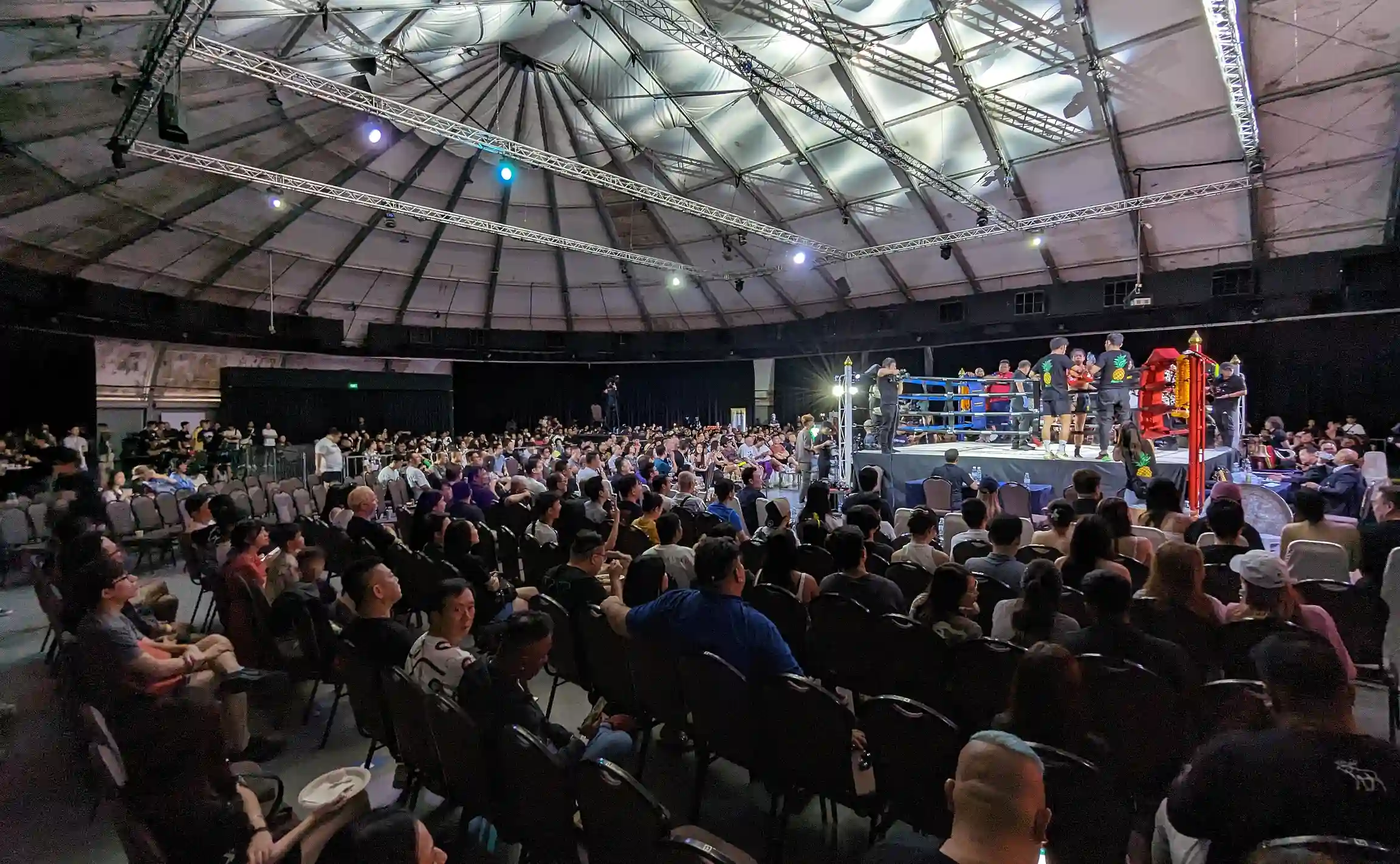 NTUC Club Quadrennial Report - Muay Thai Championship held at Downtown East